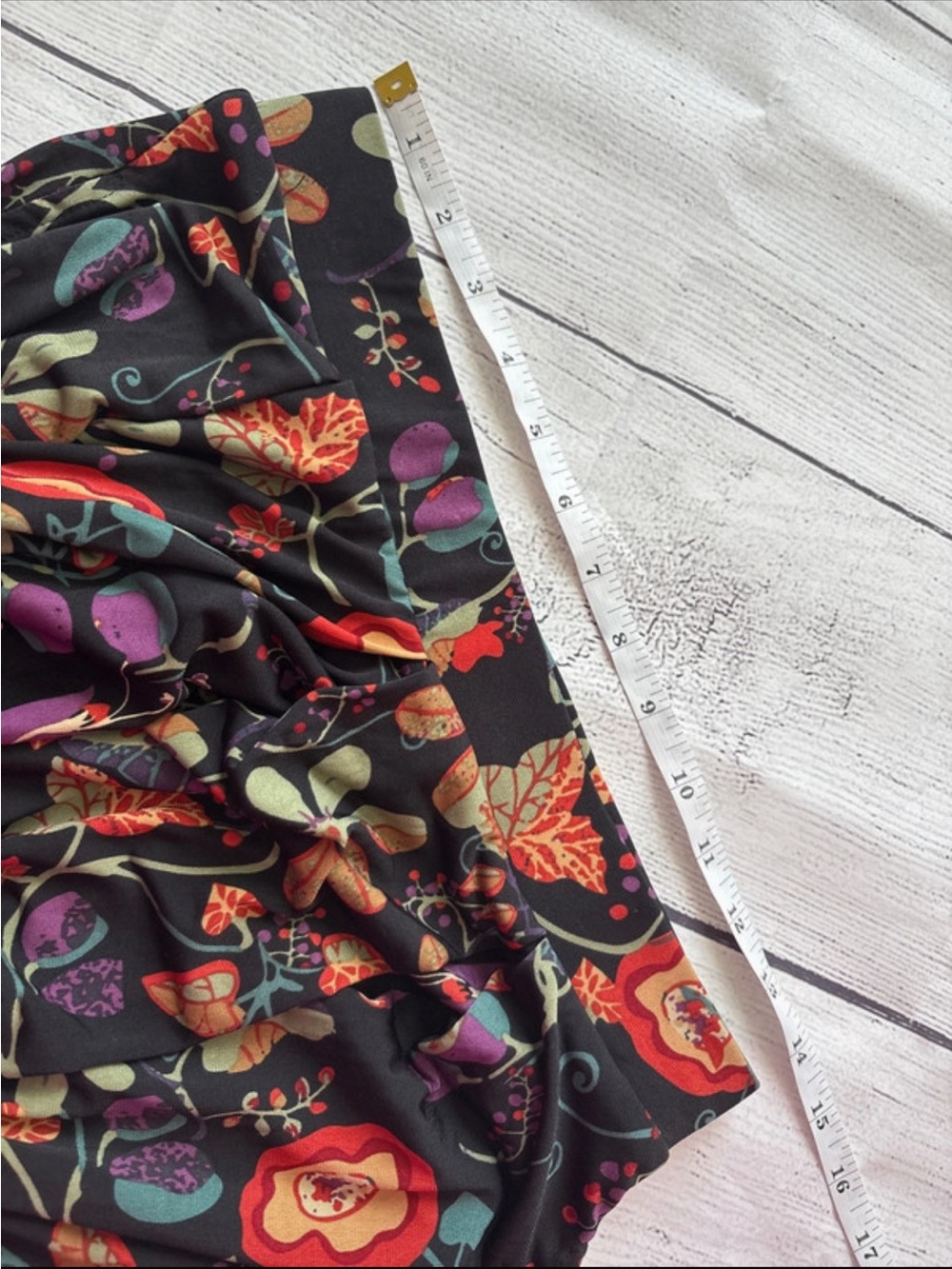 Lularoe Midi Floral Skirt Size S - Picture 5 of 11